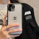 ペア揃い ブランド シャネル iphone13/12mini/12 pro/12 pro max スマホケース バック革紋 おしゃれ ココマークchanel アイフォン 11pro/11 pro max カバー サイド柄 美しい シンプル 黒白 iphone se2/11 ソフトケース 耐衝撃 ファッション