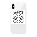 ロエベ ブランド iphone12mini/12pro max/11 pro maxケース シンプル 個性 クリアケース LOEWE モノグラム 北欧风 ソフトシリコン ジャケット型 衝撃吸收 お洒落 アイフォン12/12pro/11/11 pro/x/xs/xr/8/7/6/se2ケース トレンディ レディース