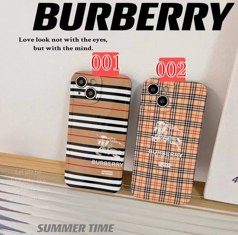 ブランド burberry アップル 13pro max 14カバー クラシック