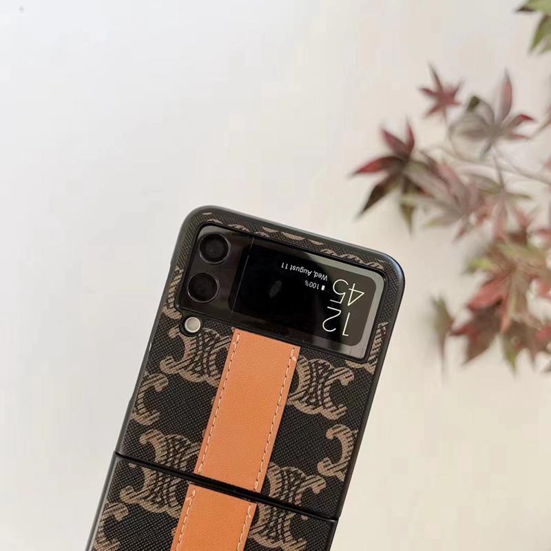 セリーヌ Galaxy z flip3携帯カバー