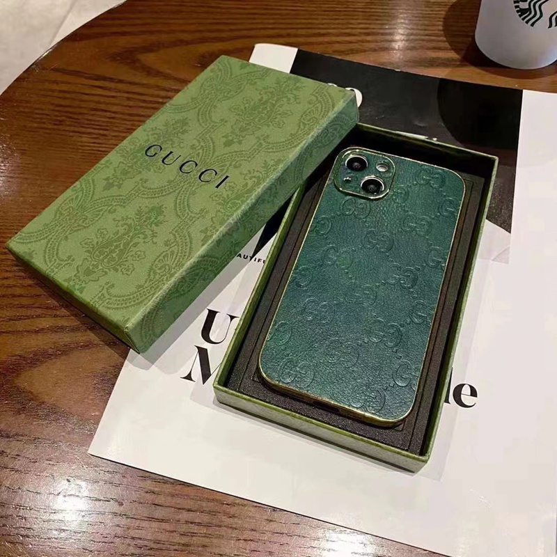 GUCCI アイフォン12pro max/12pro/12レザーケース 耐久性 変形防止