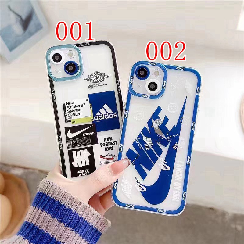 nike アップル13pro/13スマホカバー 透明 ファッション