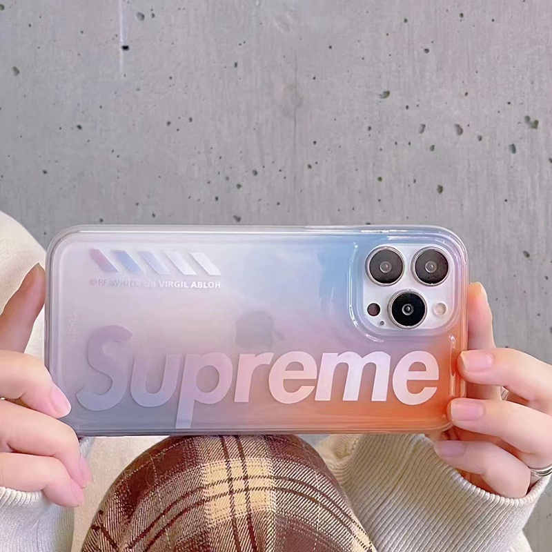 Supreme 半透明 iphone14Pro maxケース