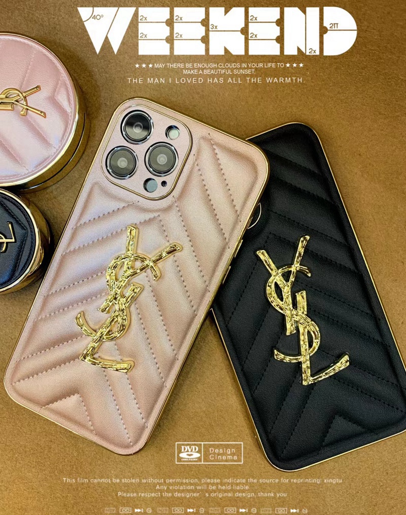 ハイブランド YSL IPhone 14pro/14+スマホケース