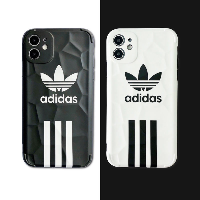 Adidasブランドiphone13/13pro/13pro maxケース 流行り凹凸紋 個性 