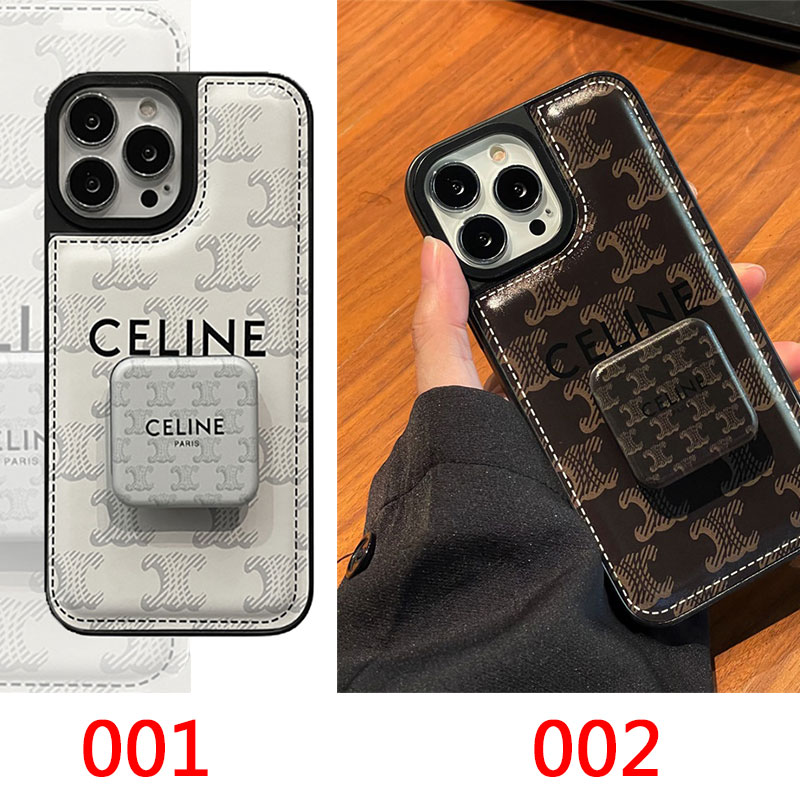 celineアイフォン13/13pro/13pro maxケース スタンド 多機能性 