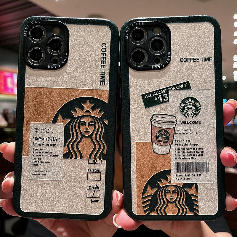 ペア揃い starbucks アイフォン13Pro max/13Pro/13ケースブランド 高級感 耐衝撃