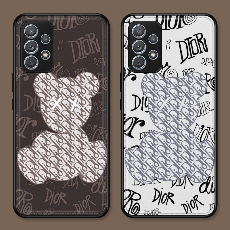 ハイブランド Dior ギャラクシーA72スマホケース 個性柄 上質レザー 耐衝撃 