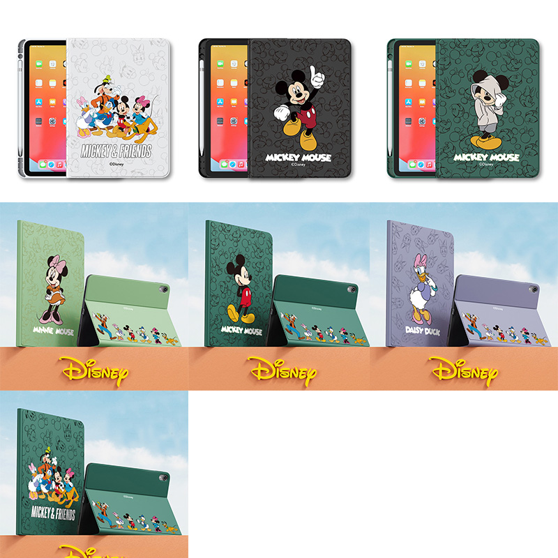 ブランド Disney ミッキーマウスipad 9/8/7/6世代フルカバー 手帳型 全面保護 