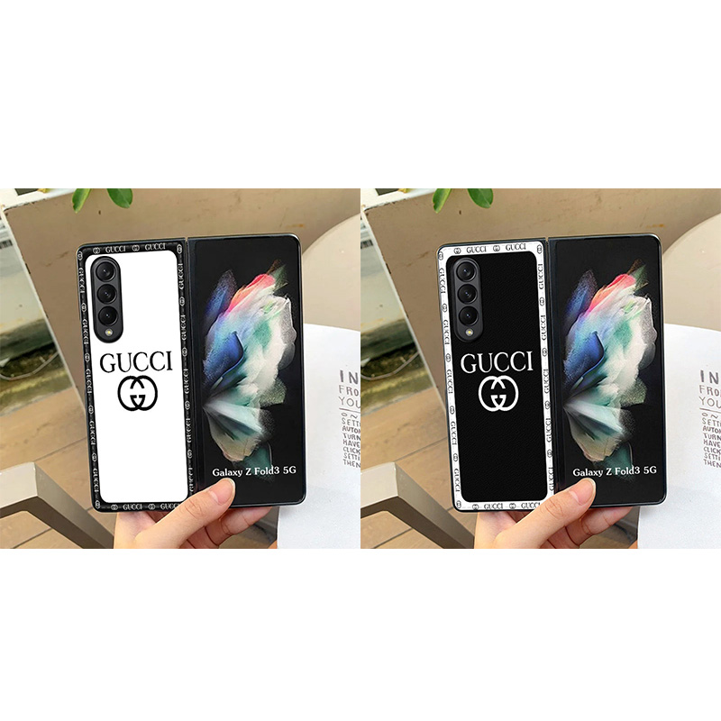 Gucciブランド GALAXY Z Fold3/Flip3折り畳み式ケース 耐衝撃 スムーズ フィット