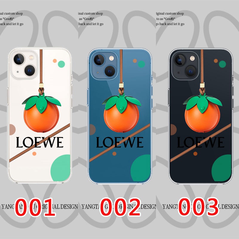 Loewe アイフォン13Pro max/13Pro/13mini/13スマホカバー 清新果物柄 キュート 