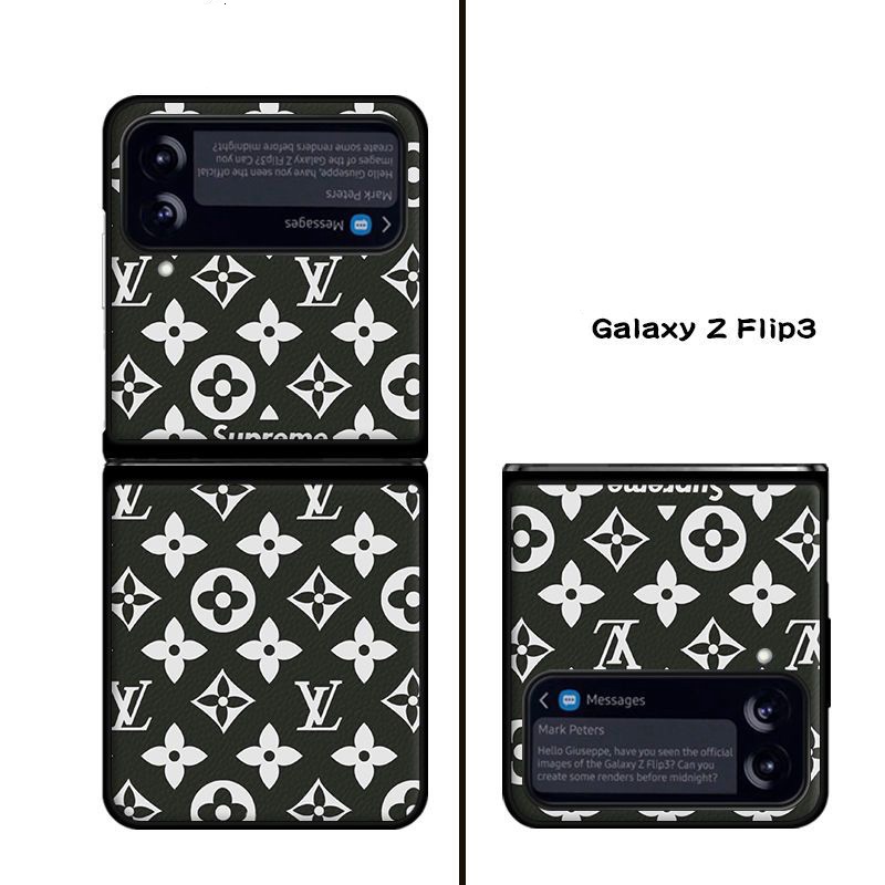 ブランド Samsung z flip4スマホカバー ルイヴィトン 