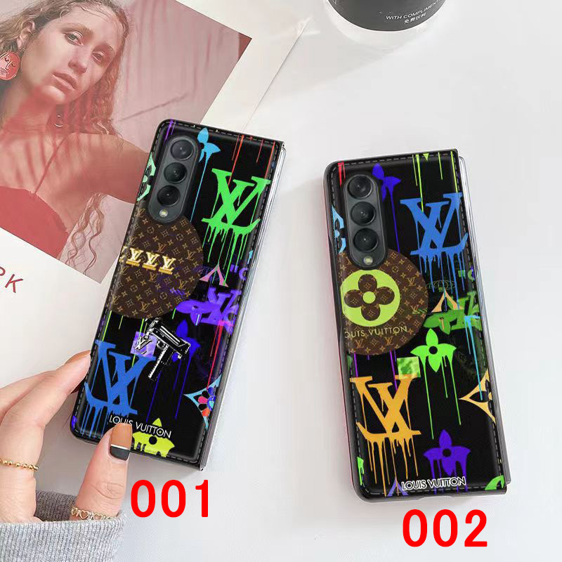 ルイヴィトン 個性 Galaxy Z FOLD4スマホカバー