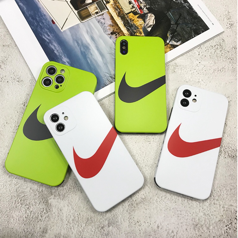 NIKE iPhone13pro/13pro max/12フルカバー レンズ保護 傷防止 おしゃれ