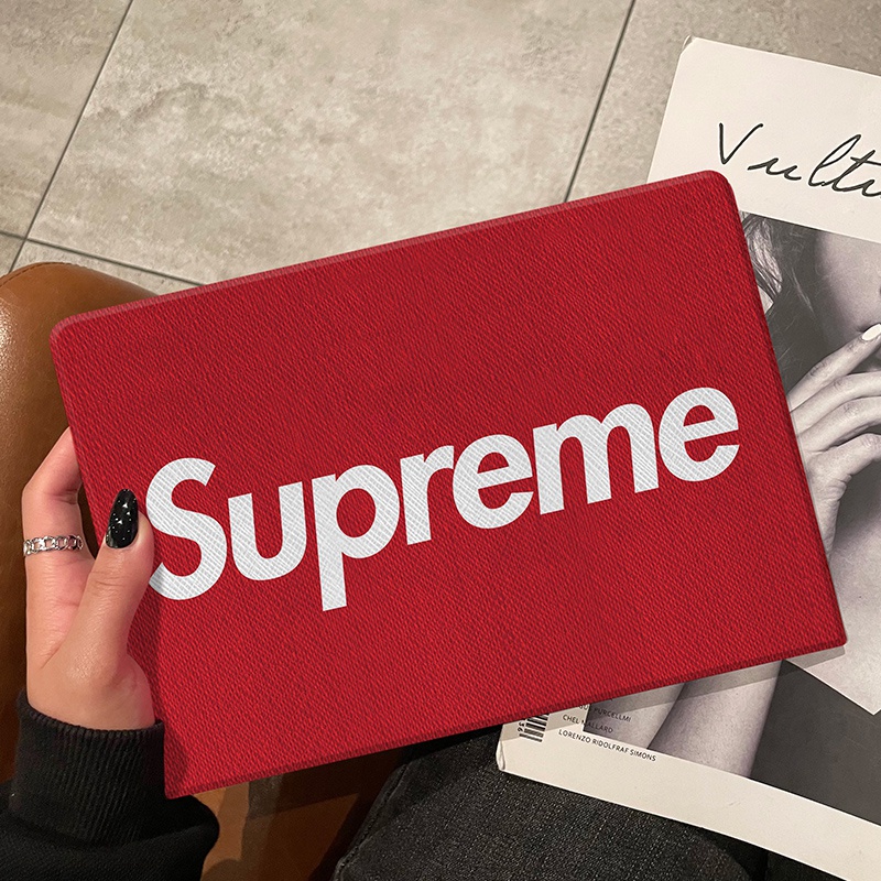 SUPREMEアイパッドプロ12.9/11/9.7/10.5inch保護カバー 潮流ブランド 全機種対応 フィット