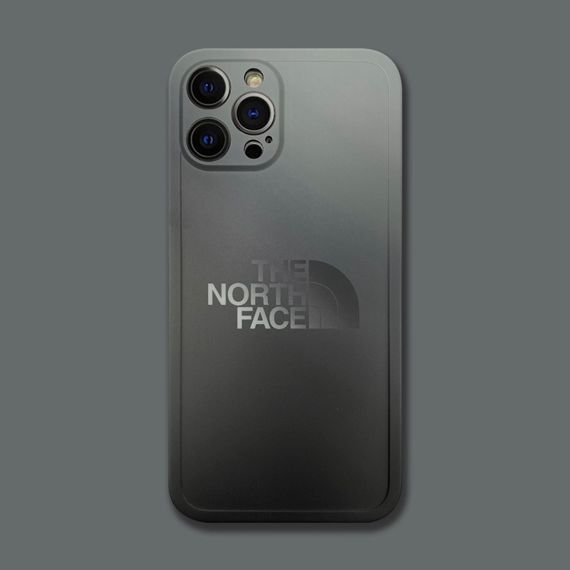 the north face アイフォン12pro/12pro max/12フルカバー レンズ保護 傷防止 シンプル 