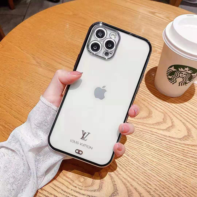 LVブランドルイヴィトンiphone13/12ケースクリア携帯かわいい