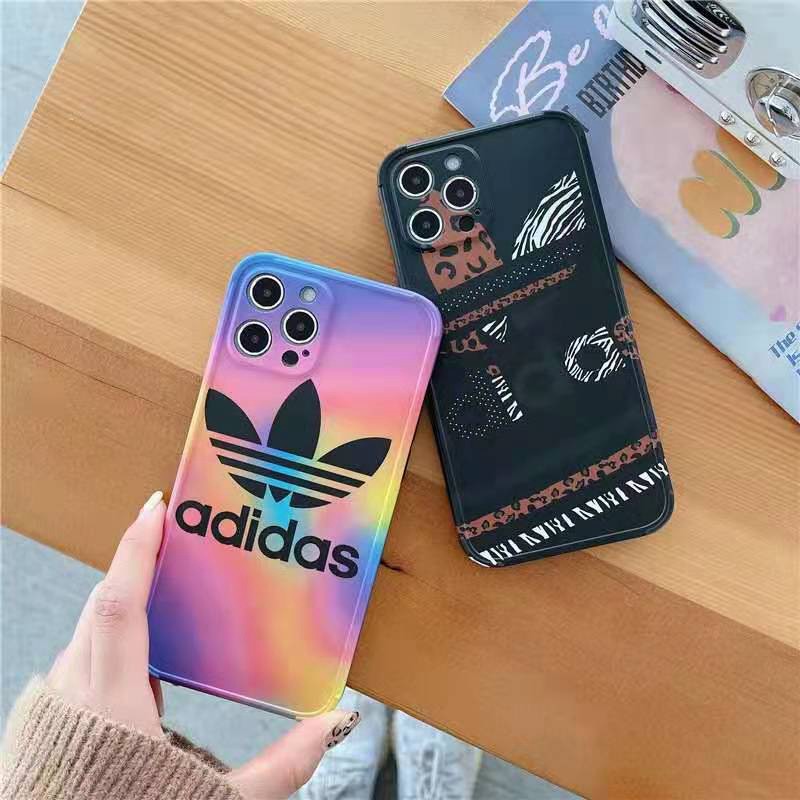 アディダスAdidasブランドiphone12pro/12mini/12pro max/11ケース 運動風 個性 ヒョウ シマウマ 三つ葉 彩色 オシャレ 人気 女性愛用 アイフォンse2/x/xs/xrカバー 