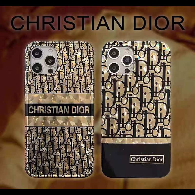 Dior メッキ柄 iphone 12 mini/12 pro max/11 pro max/se2ケース ブランド お洒落 ディオール きらきら ジャケット型 モノグラム アイフォン