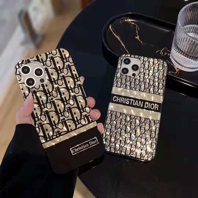 ディオールDiorブランドiphone13/12pro/12mini/12pro max/11ケース 可愛い 個性 キラキラ メッキ風 モノグラム 芸能人愛用 男女通用 アイフォンse2/x/xs/xr/8/7カバー