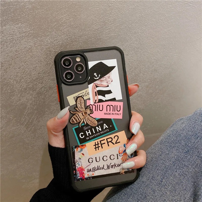 ミュウミュウ MIUMIU iphone 12 mini/12 pro max/11 pro max/se2ケース ブランド グッチ GUCCI 蜂柄 ラベル型 キャプテン猫 花柄 クリア