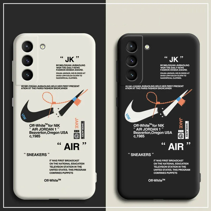 ナイキNikeブランドGalaxy S21+/S21ultra/s20ケース スウッシュ柄off-whiteオフホワイト 個性iphone12pro/12mini/12pro max/11 ジョーダン 男女通用 シリコン AIR アイフォンse2/x/xs/xr/8/7カバー