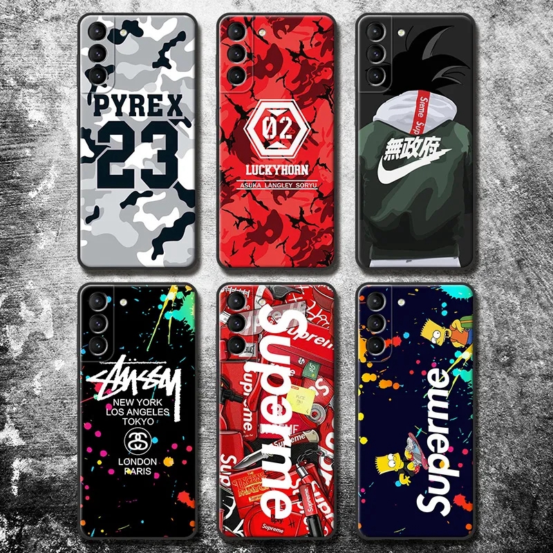 PYREXブランド迷彩iphone 12 mini/12 pro max/11 pro max/se2ケース 陰陽魚 Nike ナイキ カラー Supreme シュプリーム Stussy ステューシー Aape ソフトシリコン galaxy s21/s21+/s20 ultra