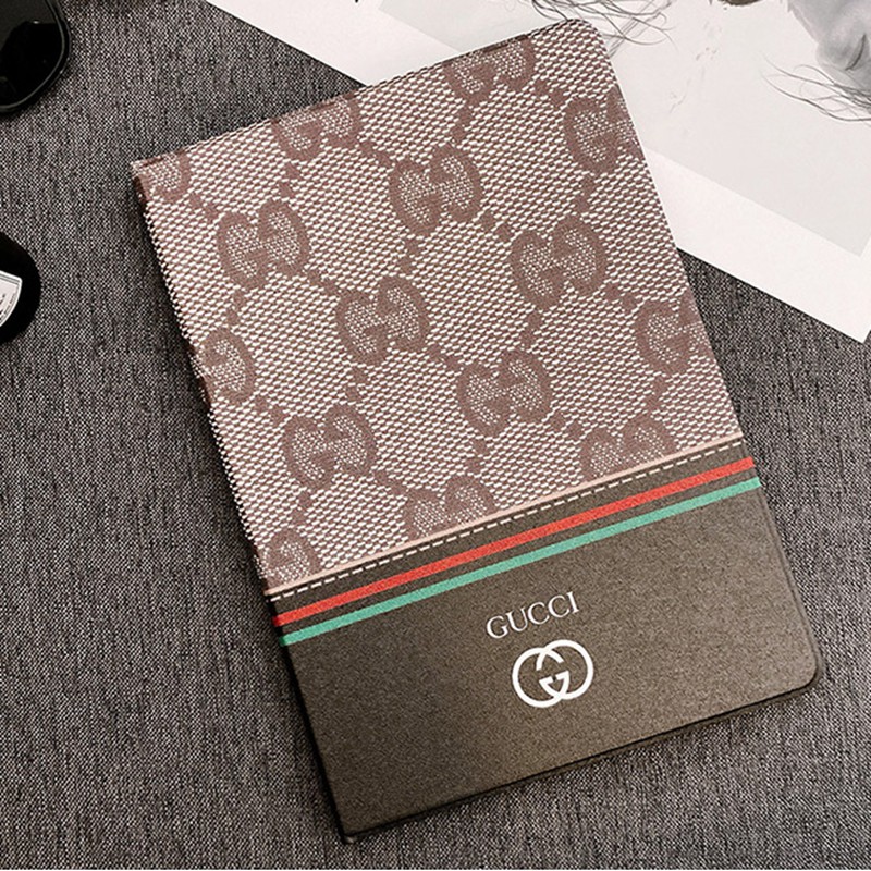 グッチ 手帳型 iPad Pro 2021/6/5/4/3/2ケース GG柄 ダミエ  Gucci ブラント iPad8/7世代